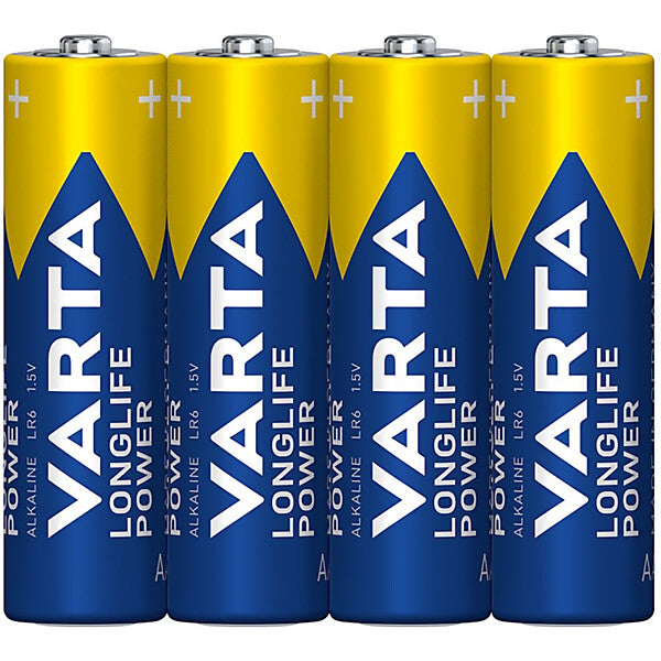VARTA Batterie Longl.Power AA Mignon, LR6, Al-Mn 4906 Fol.4